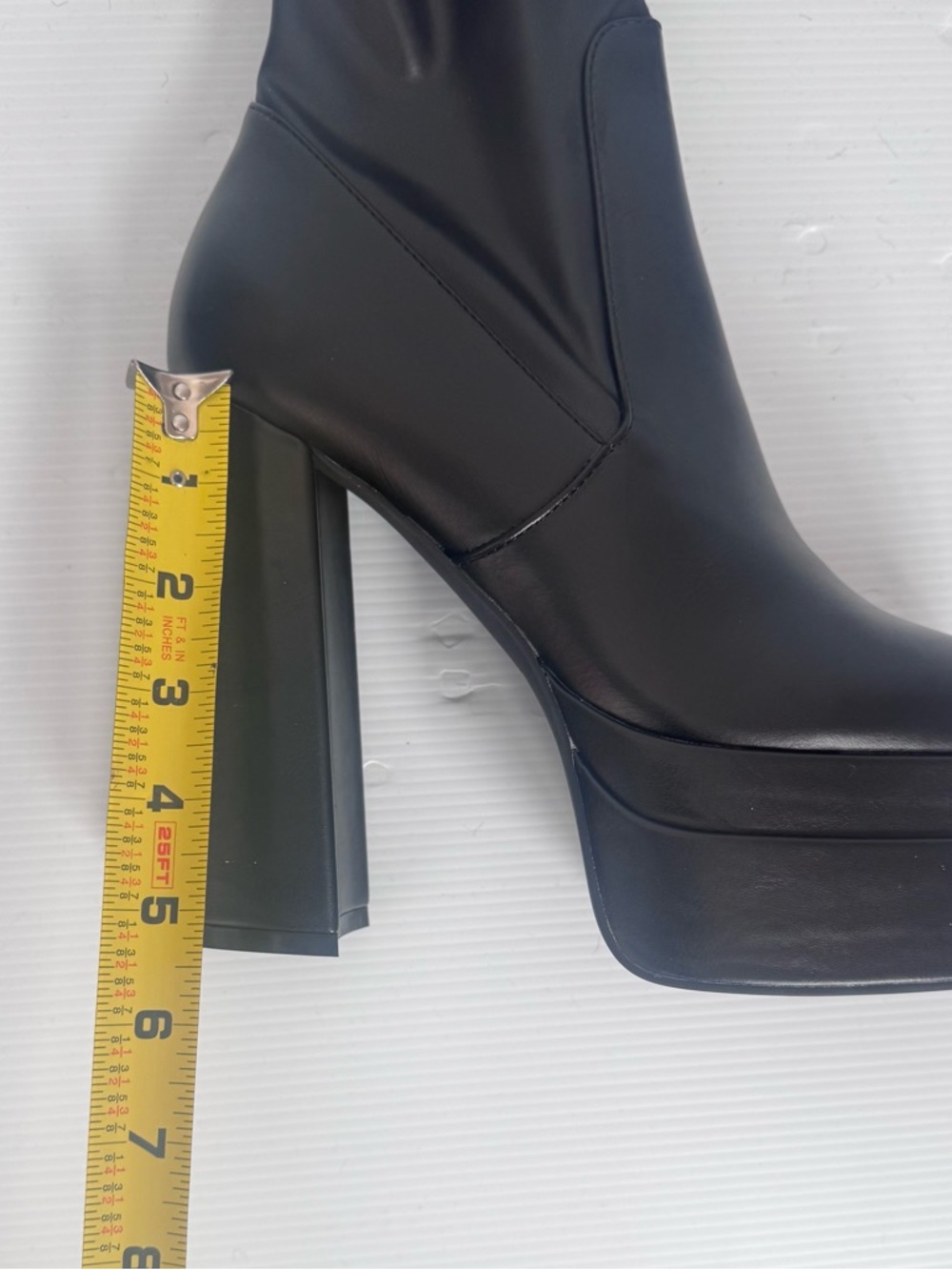 AKIRA MAXISTA Black Over-the-Knee Platform Boots – Size 10 | NWT - Picture 3 of 4